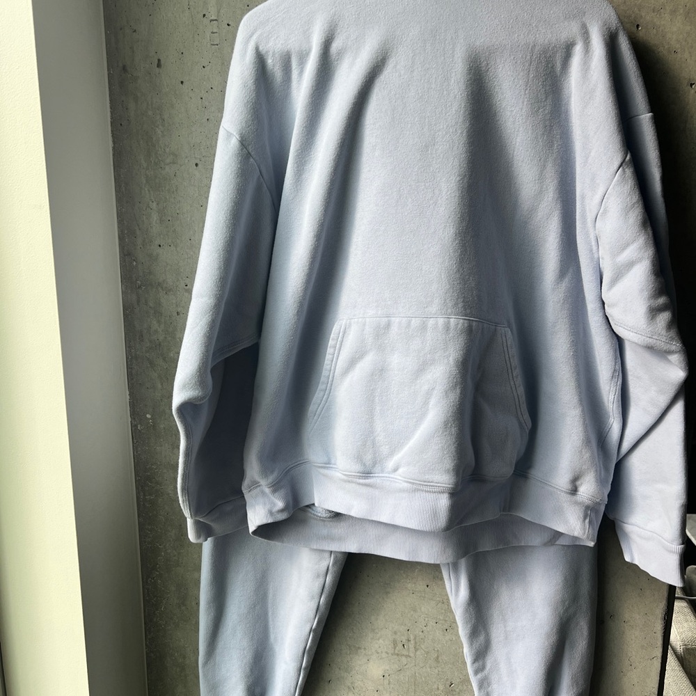 SKIMS Light Blue Sweatsuit NWOT